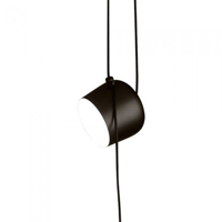 FLOS Aim LED-Design-Pendelleuchte, schwarz