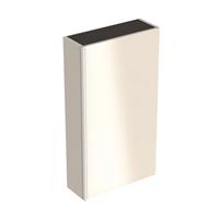 Geberit Acanto Hängeschrank flach 500639, 450x820x174mm, Farbe (Front/Korpus): Glas Sand / Sand matt lackiert - 500.639.JL.2