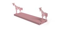 Gorillz Kids Giraffe - Boekenplank kinderkamer - Roze