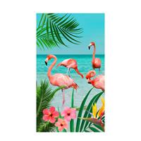 Good Morning strandlaken Flamingo (100x180 cm) Multi