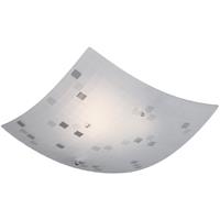 BES LED LED Plafondlamp - Plafondverlichting - Trion Colmino - E27 Fitting - 1-lichts - Vierkant - Mat Wit - Aluminium