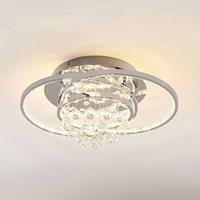 Lucande Keely LED-Deckenleuchte Kristall, 44,5 cm