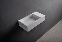 ssidesign SSI Design Missouri fontein zonder kraangat Solid Surface 40x22x10cm mat wit