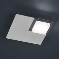 BANKAMP Quadro LED-plafondlamp 8 W zilver