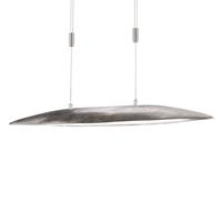 FISCHER & HONSEL LED hanglamp Colmar, lengte 98 cm, nikkel