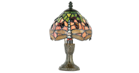 Clayre & Eef Tiffany lampje compleet Ø 16x25 cm E14/max 1x25W