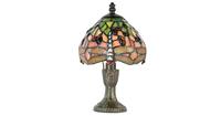 Clayre & Eef | Tischlampe Tiffany Dragonfly