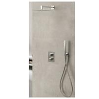 Sanimex Inbouw Regendouche Set  Design Giulini Thermostatisch Vierkante Hoofddouche Chroom