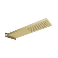 Herzbach Hoofddouche  Living Spa PVD-Coating 53,7x16,5 cm Messing Goud