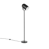 Beliani - Moderne Stehleuchte schwarz Bürotischlampe Stehlampe Tyria