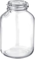 Bormioli Rocco Vorratsglas Fido, Glas, (1-tlg., 1 x 5,0l Fassungsvermögen), luftdicht verschließbar, mit Bügelverschluß