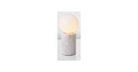 Groenovatie Marmeren Tafellamp, E27 Fitting, Wit