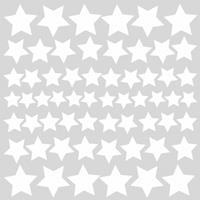 Roommates Wandsticker Glow in the Dark Stars, 60-tlg. mehrfarbig