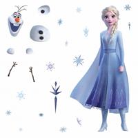 Roommates Wandsticker Disney Frozen II - Elsa & Olaf mehrfarbig