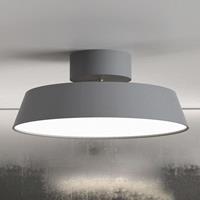 Nordlux LED-Deckenleuchte Alba, schwenkbar, grau, dimmbar