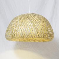 Groenovatie Bamboe Hanglamp, Handgemaakt, Naturel, ⌀45 cm