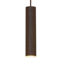 Menzel Solo Pipe hanglamp, bruin-zwart