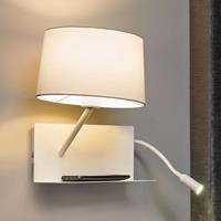 FARO BARCELONA Mit LED-Lesearm - funktionelle Wandlampe Handy