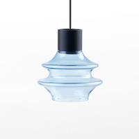 Bover Drop S/01L LED-Hängeleuchte aus Glas, blau