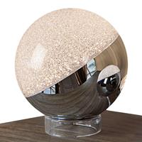 Schuller LED tafellamp Sphere, chroom, Ø 20 cm