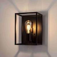 Moretti Wandlamp Cubic³ 3382 zwart, breedte 20 cm