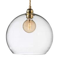Ebb & Flow Rowan hanglamp helder glas, goud Ø 28cm