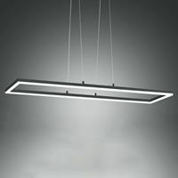 Fabas Luce LED-Pendelleuchte Bard, 92x32 cm, anthrazit