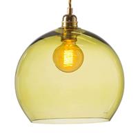 Ebb & Flow Rowan hanglamp goud/olijfgroen Ø 28cm