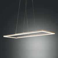 Fabas Luce LED hanglamp Bard, 92x32cm in matgoud finish
