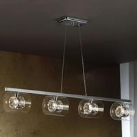 Schuller LED hanglamp Flash met kristallen ringen