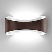 Selene LED-Wandleuchte Ionica aus Stahl, bronze