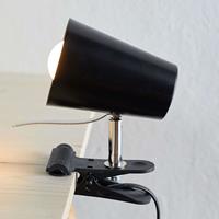 Spot-Light Zwarte klemlamp Clampspots in moderne optiek