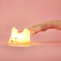 Niermann Standby Accu-LED-nachtlamp Catty Cat, 7 kleuren + sound