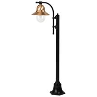 K. S. Verlichting Mastlamp Toscane 1-lamp 150 cm, zwart
