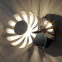 Eco-Light LED-Wandleuchte Bloom silber