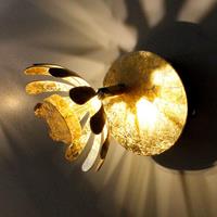 Eco-Light LED-Wandleuchte Bloom gold