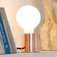 FARO BARCELONA Ten - minimalistische Tischlampe in Kupfer