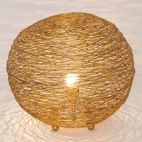 J. Holländer Tischleuchte Campano gold, 40 cm Durchmesser