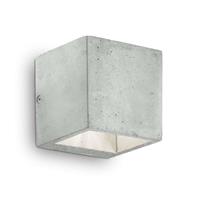 Ideallux Wandleuchte Kool aus Zement, Höhe 10 cm