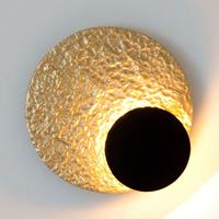 J. Holländer LED-Wandleuchte Infinity in Gold, Ø 26 cm