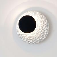 J. Holländer LED-Wandleuchte Infinity in silber, Ø 26 cm