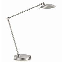 Knapstein Dimbare LED tafellamp Beatrice, mat nikkel