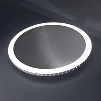 Eco-Light LED-Deckenleuchte Moon Ø 30 cm, silber