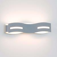 Eco-Light LED-Wandleuchte Wave nickel