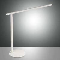 Fabas Luce LED-Schreibtischleuchte Ideal mit Dimmer, weiß
