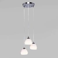 Kare Design Ruffle hanglamp, wit, Ø 37 cm