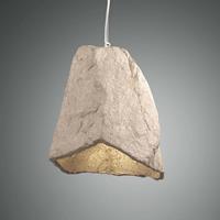 Fabas Luce Hanglamp Rock in steen-optiek
