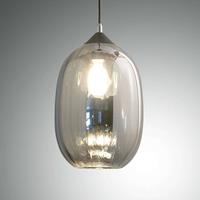 Fabas Luce Hanglamp Infinity van glas, 1-lamp, Ø 20cm