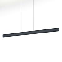 Knapstein LED hanglamp Runa, zwart, lengte 132 cm