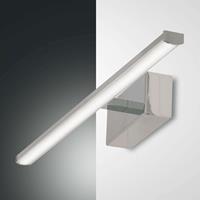 Fabas Luce LED wandlamp Nala, chroom, breedte 50 cm